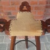 Cowhide stool