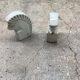 Pair of ceramic squirrels from Limoges signed Rys