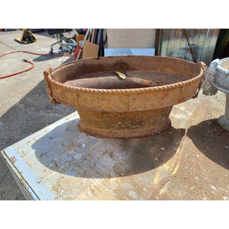 5 cast iron planters from 1900: Charleville - Mézières