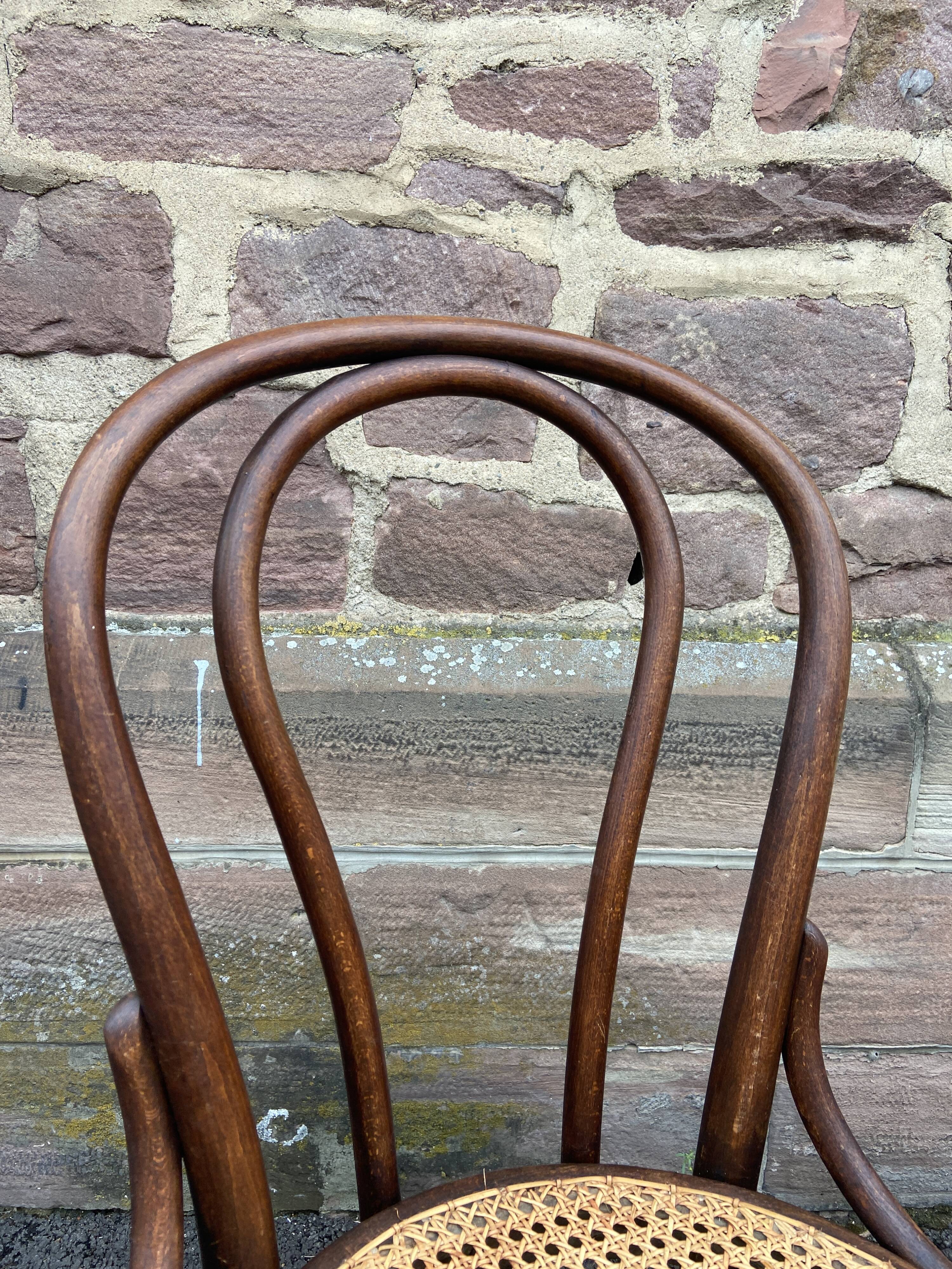 Suite of 4 viennese bistrot chairs