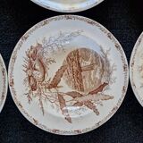 Iron clay soup plates