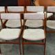 1960s danish palisander dining chairs, set of 6