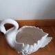 Pair of ceramic swan pot covers 1970