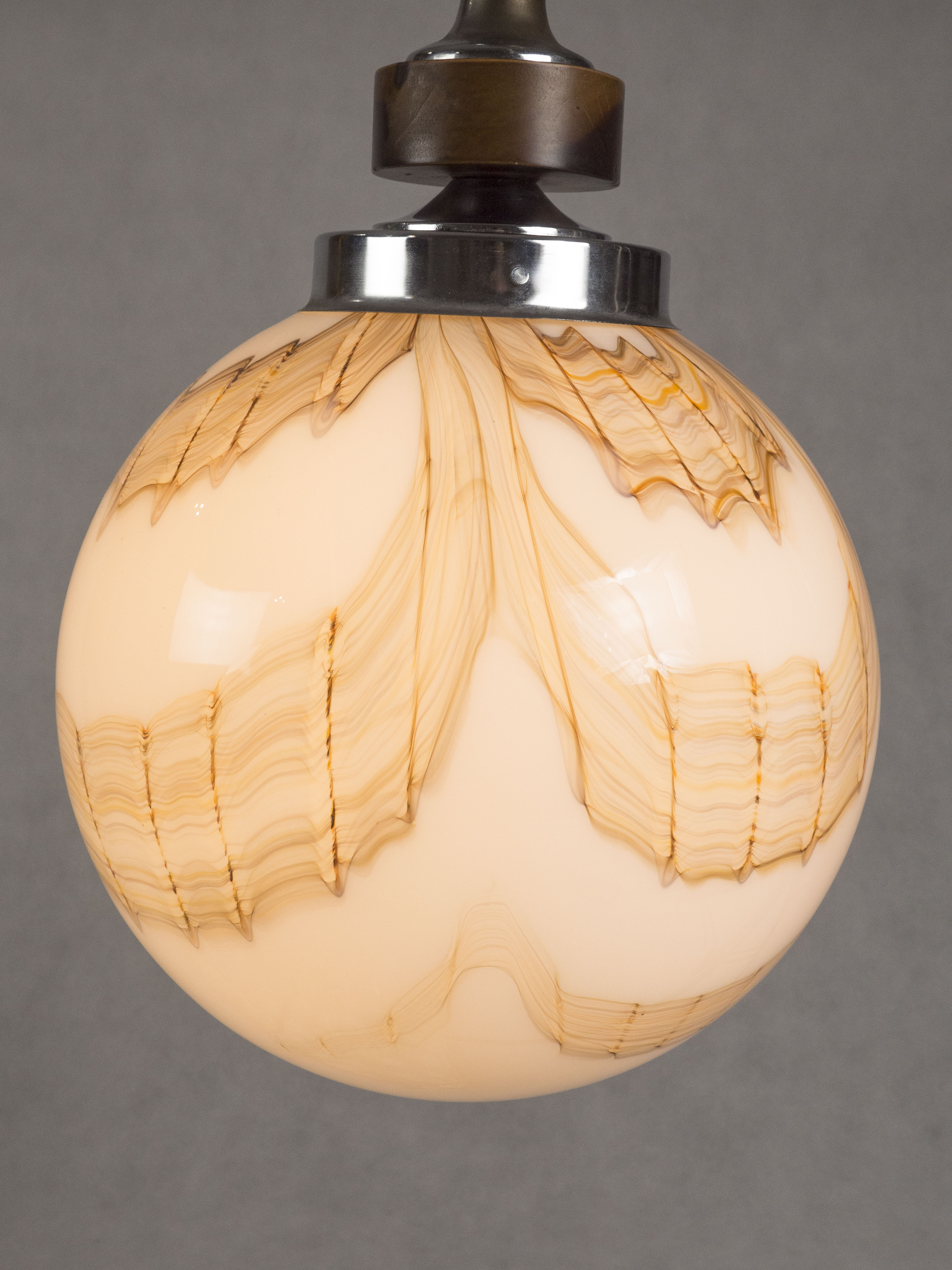 Pendant Lamp, Mazzega, Italy, 1970s