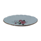 Ravier in earthenware L'Amandinoise decoration pink flowers