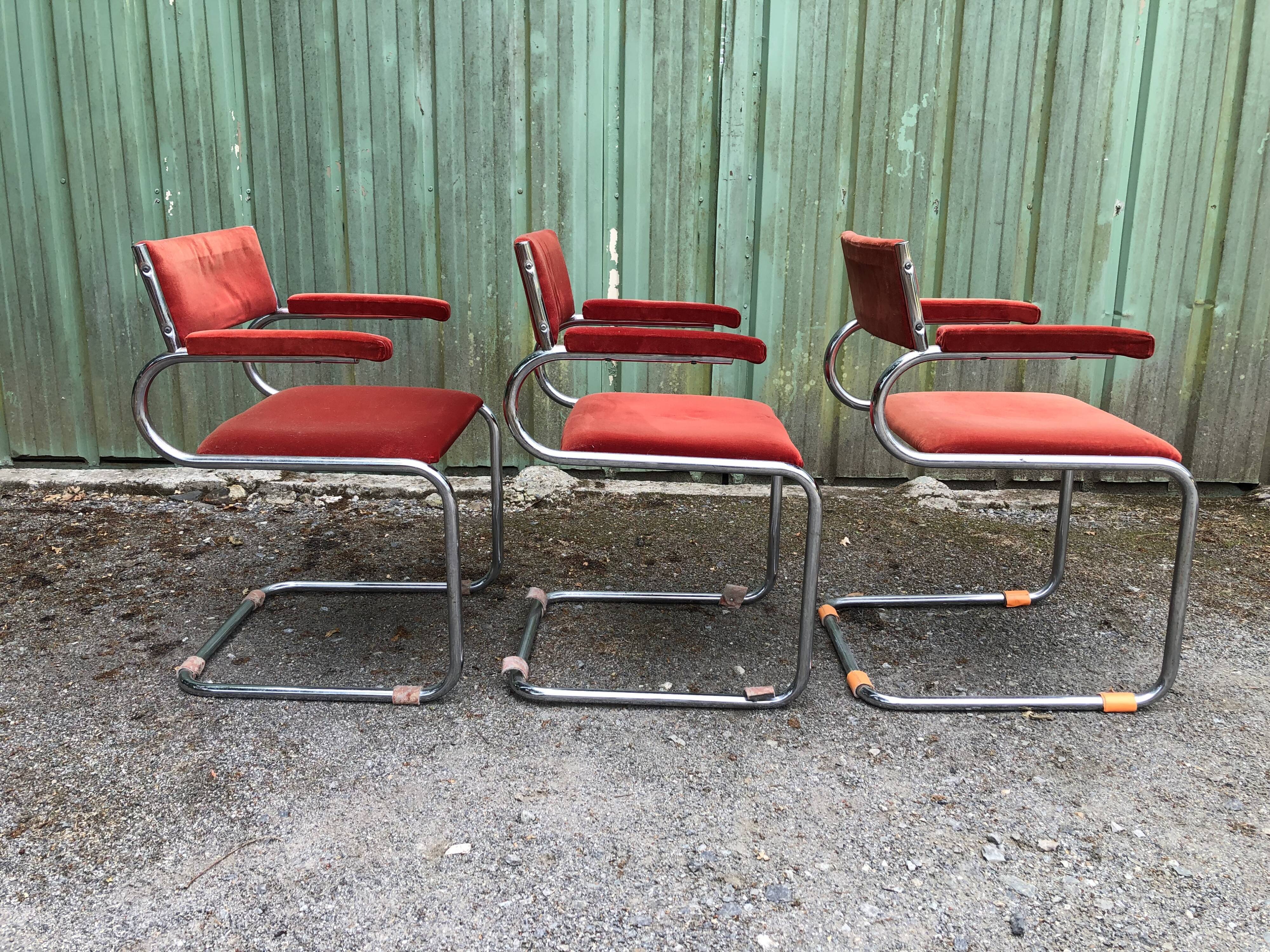 Set of 6 armchairs