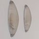 Pair of vintage wall lights in chrome and opaline, France 1990