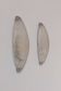 Pair of vintage wall lights in chrome and opaline, France 1990