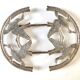 Silea silver metal duck trivet