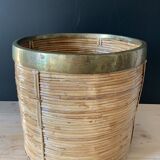 Cache pot en rotin