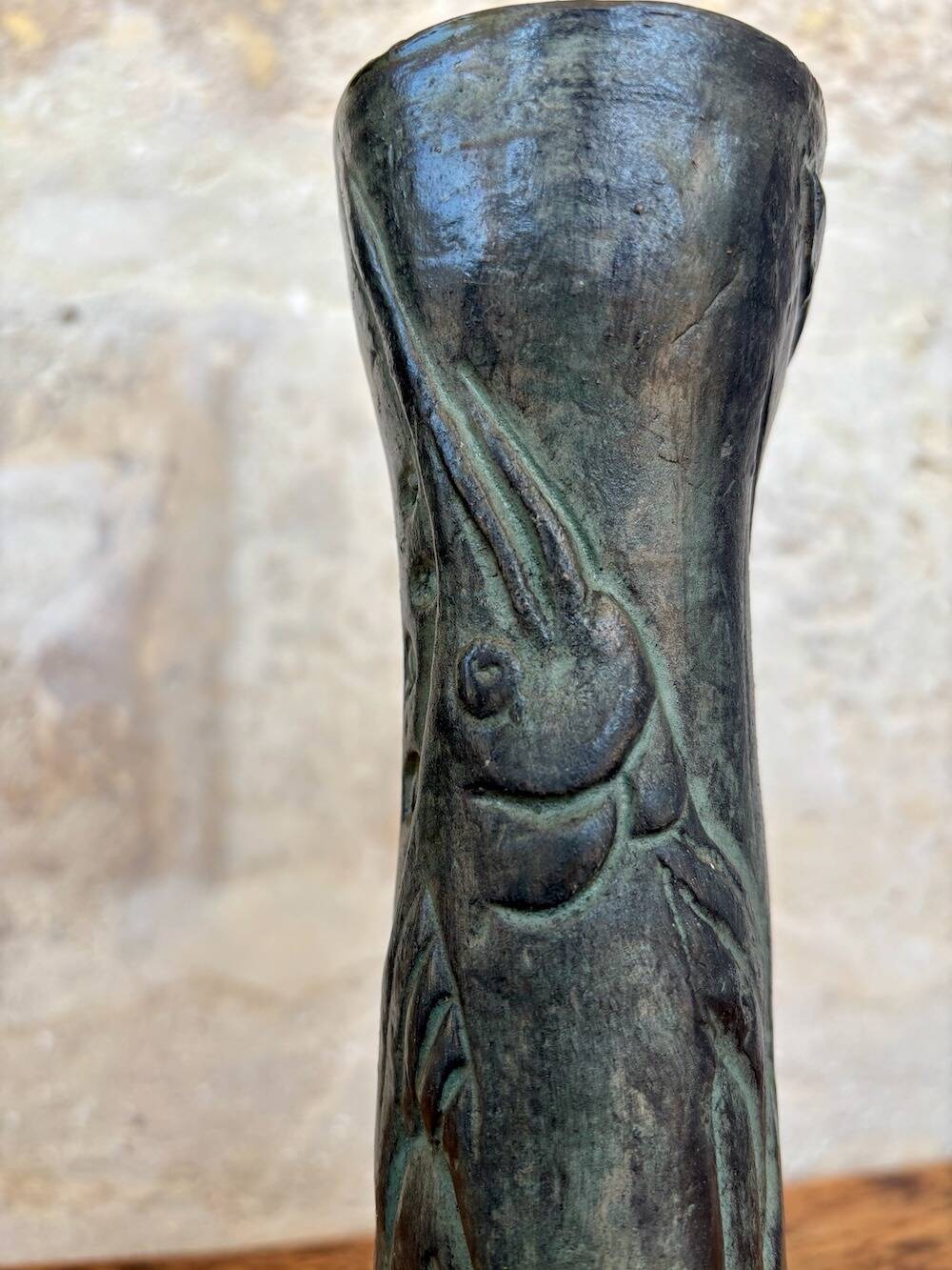 Duo de vases brutalistes dans le style de Ballesti