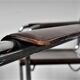 Set of 5 Cantilever MG5 chairs by Matteo Grassi in brown leather