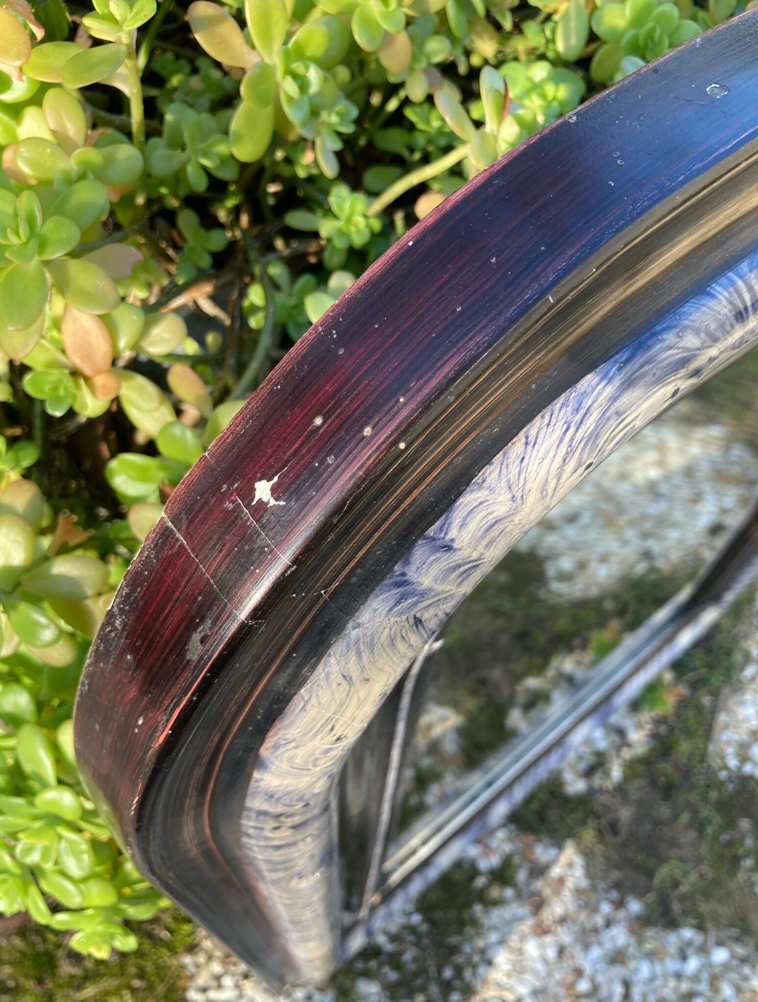 Antique Louis Philippe mirror 69x54cm