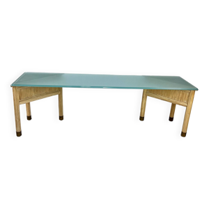 Table d'Appoint en Bambou - 1970s