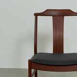 Scandinavian Teak Chairs Yngve Ekström 60s MidCentury