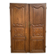 Pair of 19th-century oak cupboard doors
