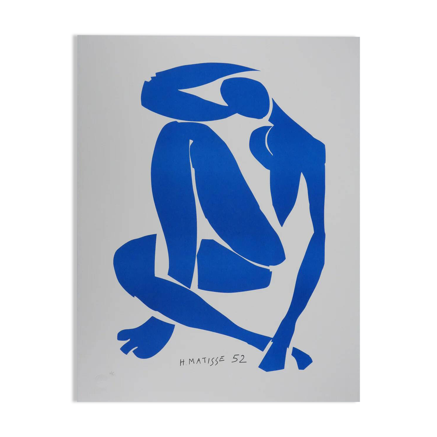 Henri Matisse: Blue Nude IV, signed lithograph