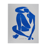 Henri Matisse: Blue Nude IV, signed lithograph