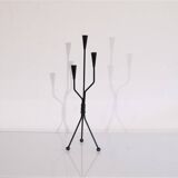 Scandinavian metal candle holder 1970