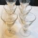 Six verres art déco