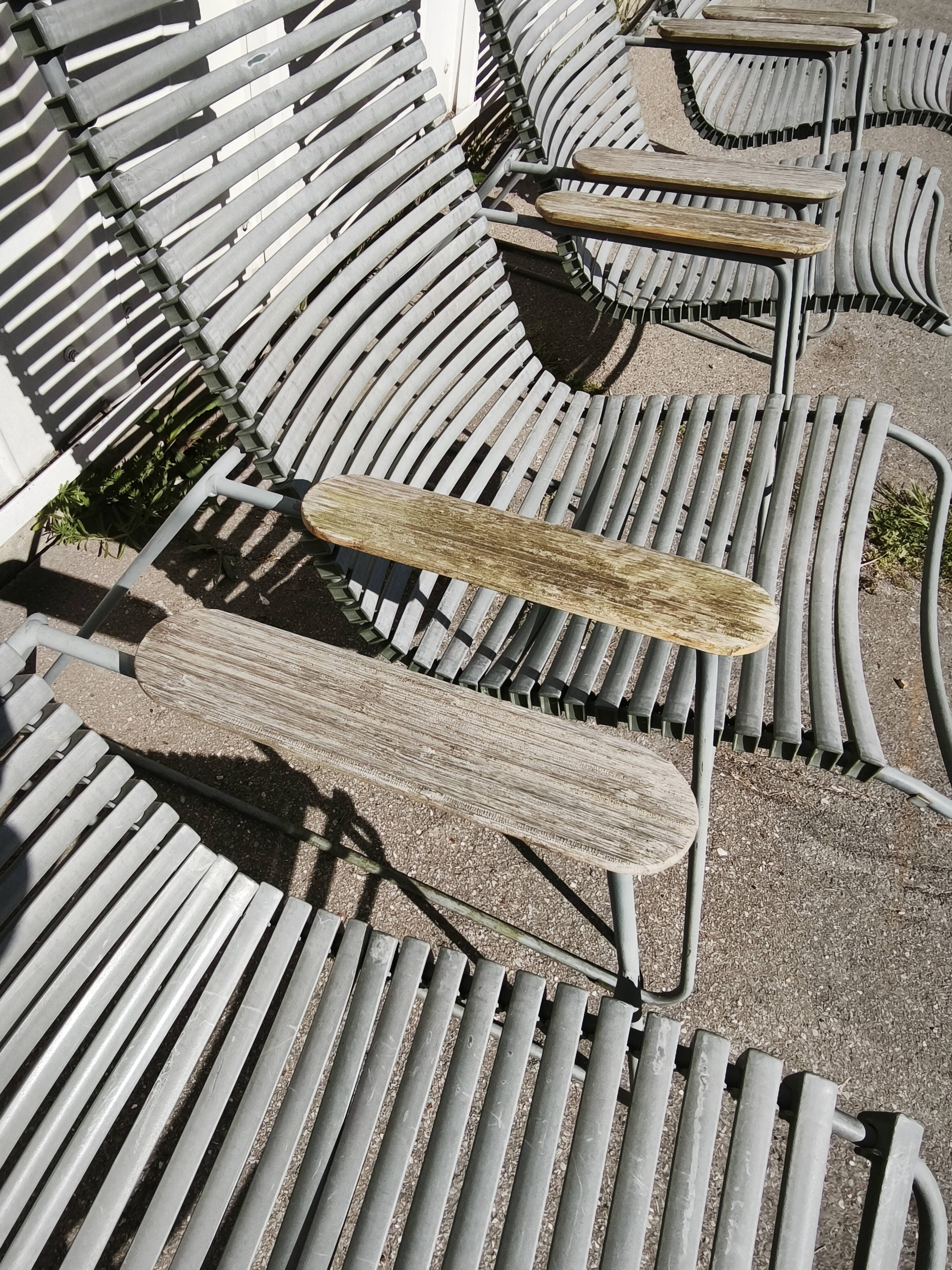 Set of 4 Lounge Chairs Click System