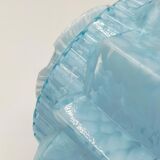 Art deco suspension type "skyscraper" in light blue Clichy glass