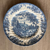 Assiette plate Churchill The Georgian Collection bleu