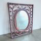 70s peacock mirror