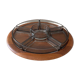 Digsmed Teak Tray Lazy Susan, Mid Century Cabaret, Tray Set, Turntable, Danish Design, 60's