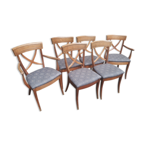 4 chaises Roches Bobois + 2 fauteuils