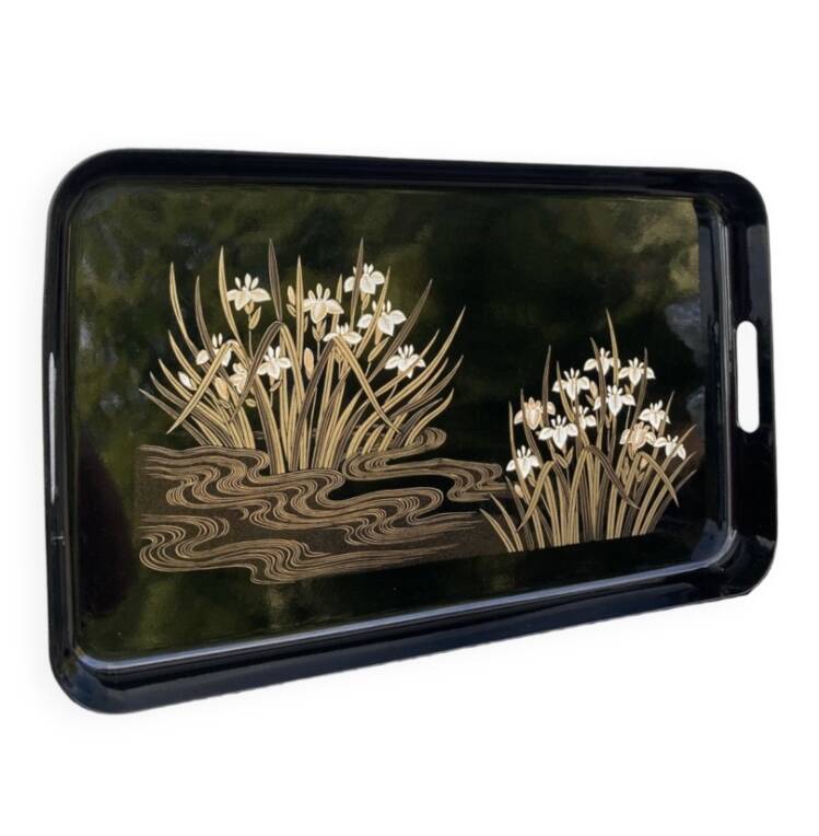 Black Japanese tray