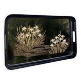 Black Japanese tray