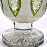 Vase en cristal de Bohème Fin XIXe