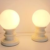 Paire de lampes de chevet