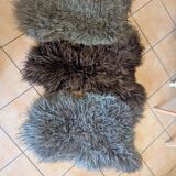 Natural sheepskin fur Dyreskinn