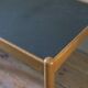 Mid century slate and solid oak coffee table by Eric Merthen, Sweden 1960s