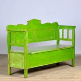 Banc ancien en pin, années 1920