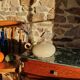 Vase français en terre cuite claire