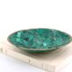 Vide poche en malachite et laiton, années 60