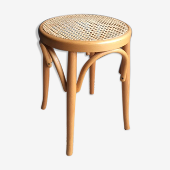 Tabouret bistrot cannage