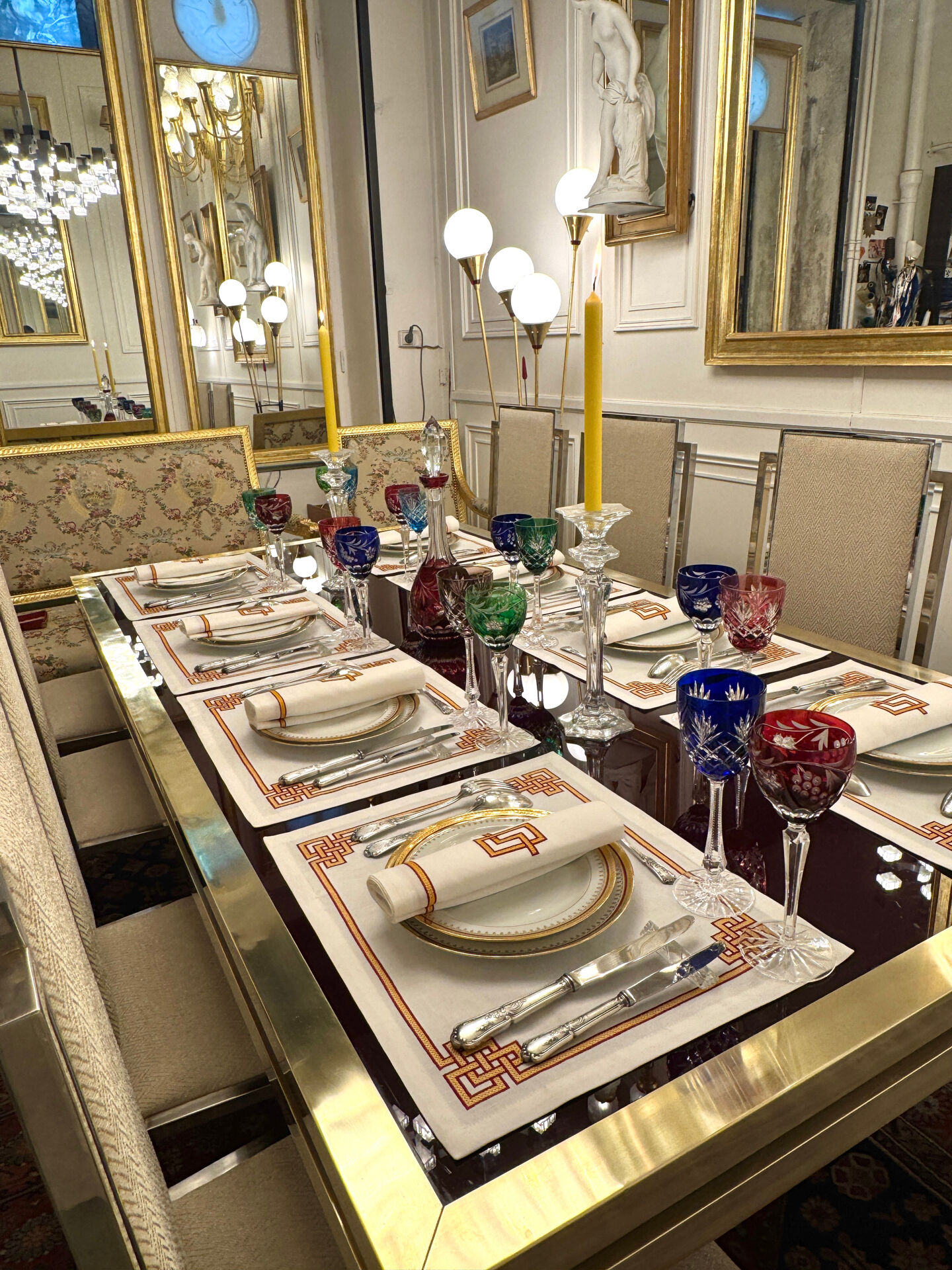 Table de salle à manger/d'entrée Sinopoli années 1970