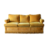 Sofa velvet vintage mustard year 60
