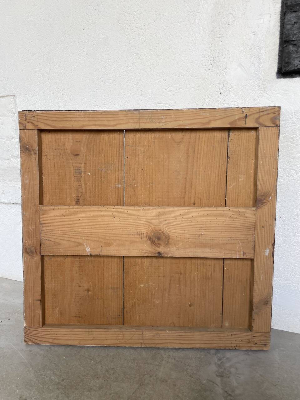 Painting on wood 1900