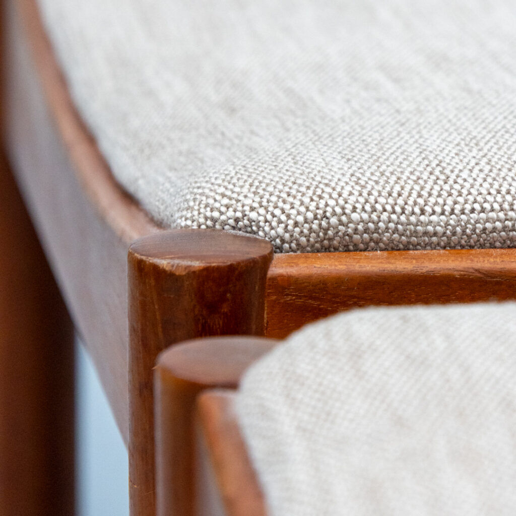 Danish dining chairs set by Johannes Nørgaard 1960s