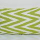 12" x 20" zig zag design ikat