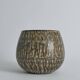 Vase en grès brun Birka Rubus de style mid-century modern par Gunnar Nylund, Rörstrand
