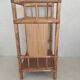 Vintage rattan bedside table