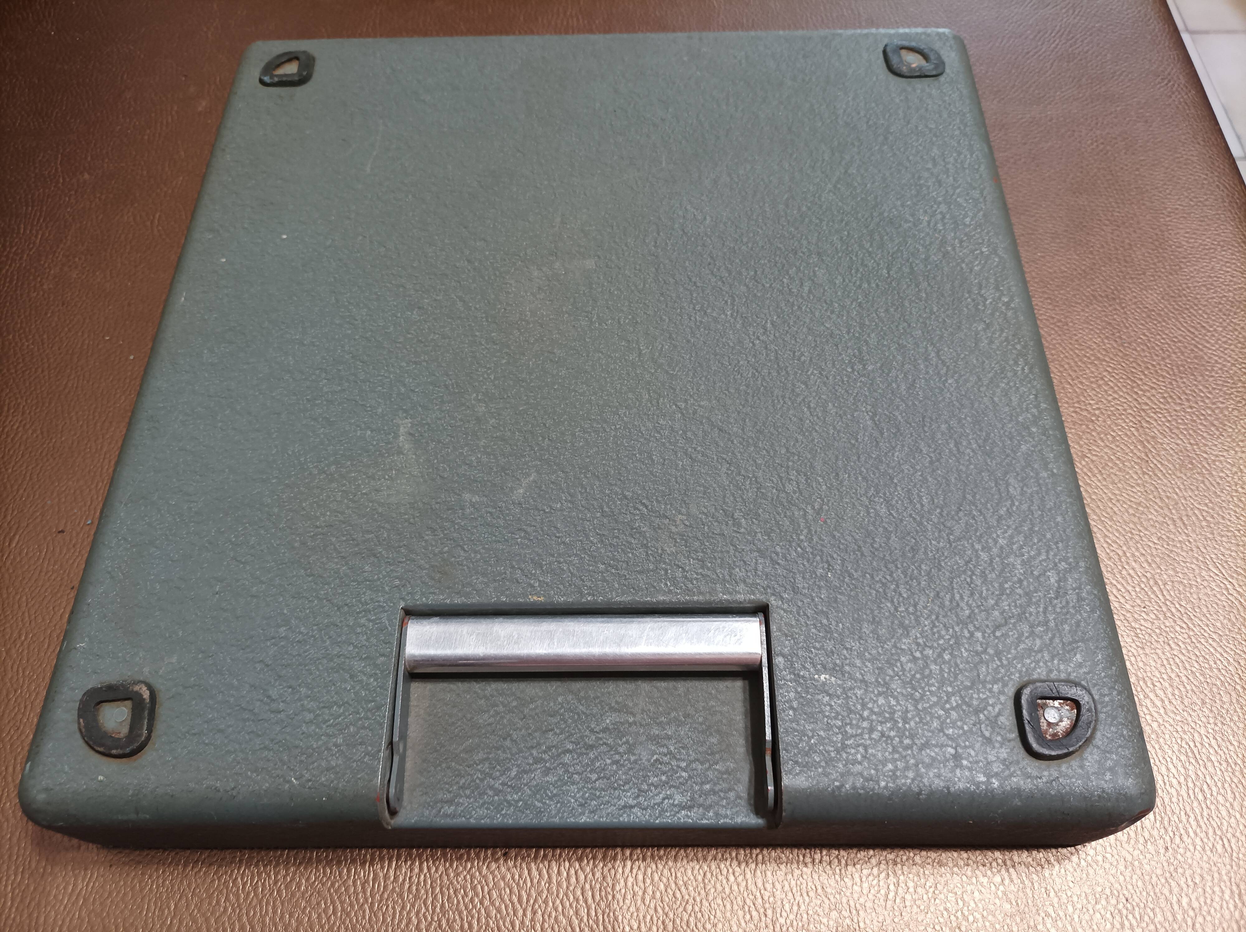 Mj rooy portable typewriter - made in france 1950s