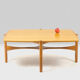 Table basse en merisier, années 1970