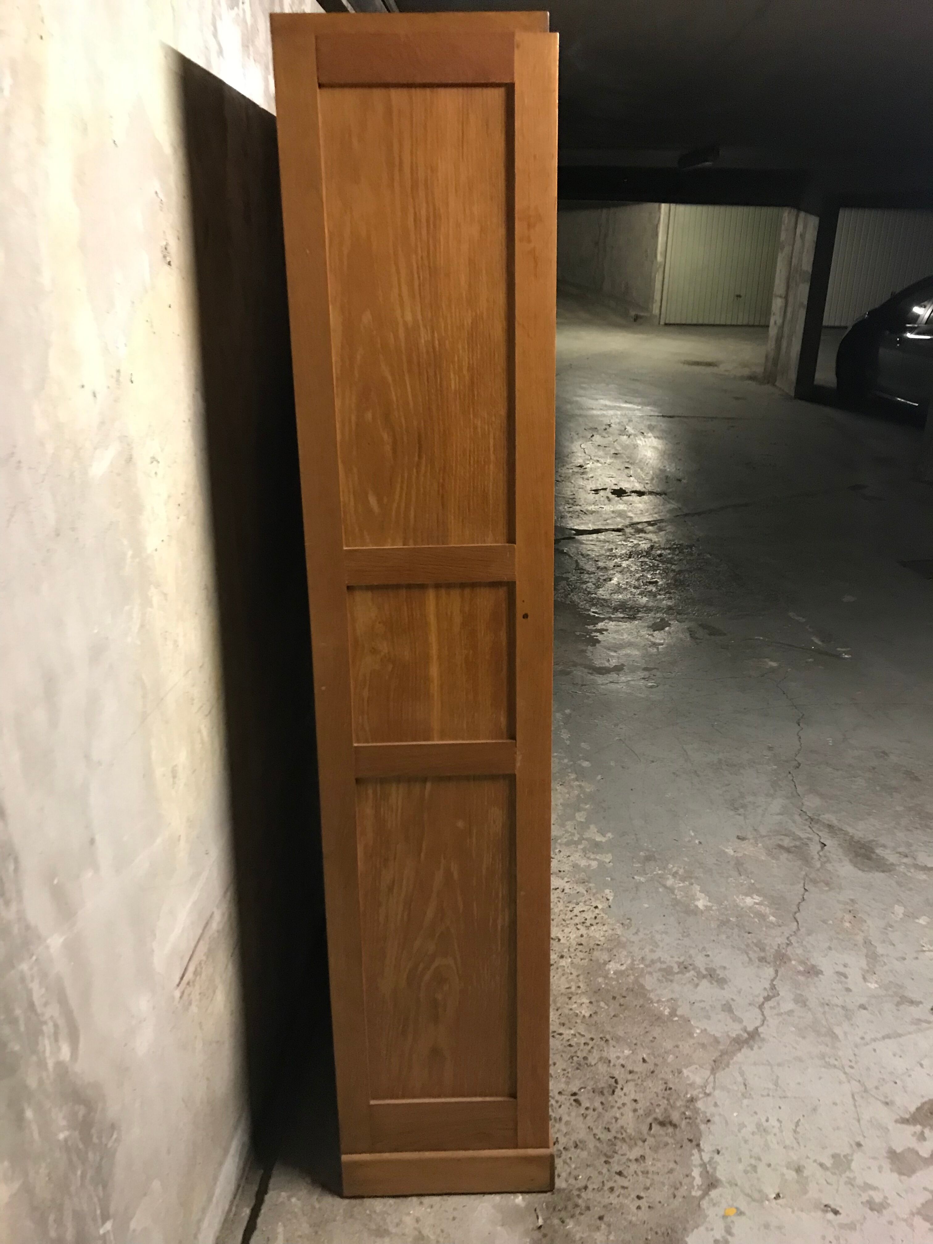 Meuble classeur à rideaux de notaire chêne